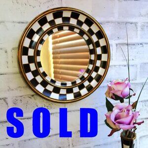 Checked Mirror Buffalo Check Wall Decor Mackenzie Inspired Checked Courtly Decor